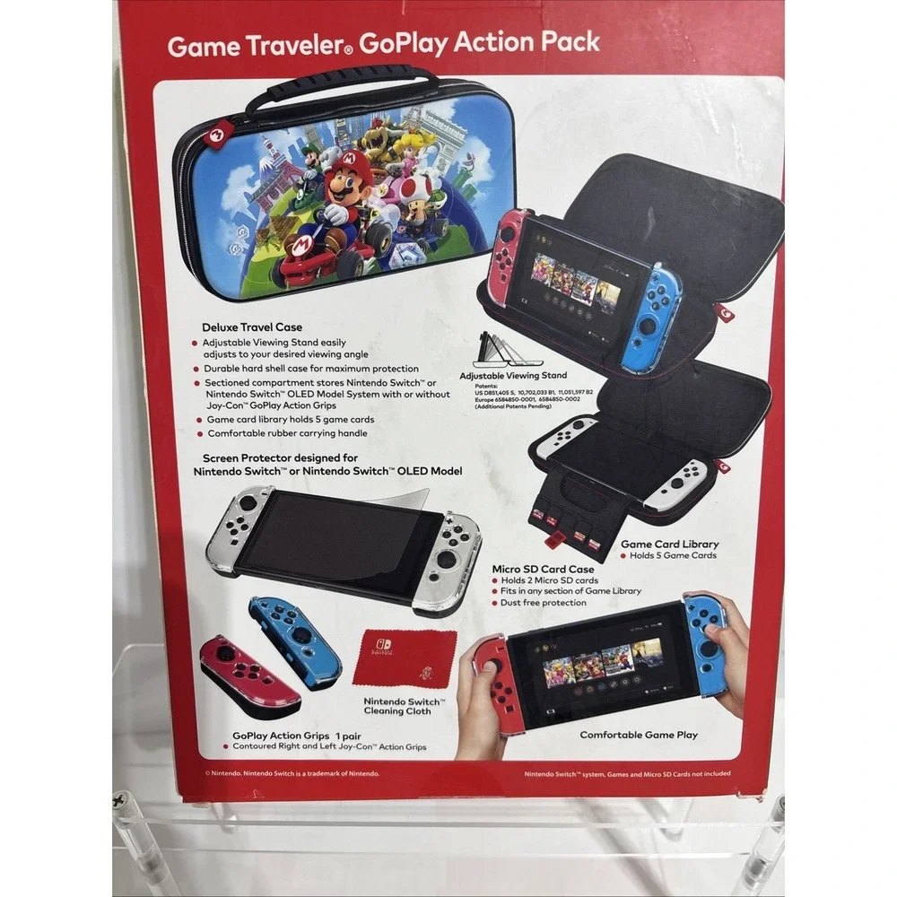 Nintendo Switch Game Traveler GoPlay Action Pack - Mario Kart Screen‎ Protector